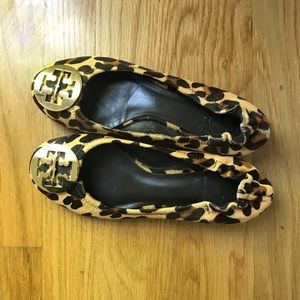 Tory Burch leopard Harare ballerina flats - NEW